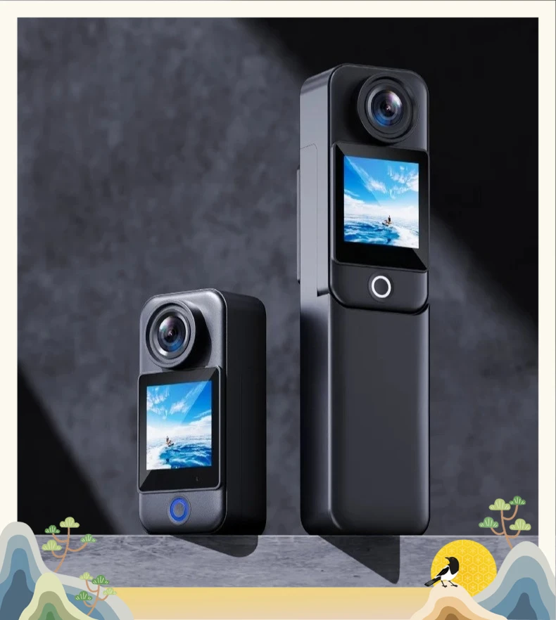 Speed Shadow C300 Handheld Gimbal Pocket Action Camera Motorcycle Recorder Non-360 Panoramic Vlog