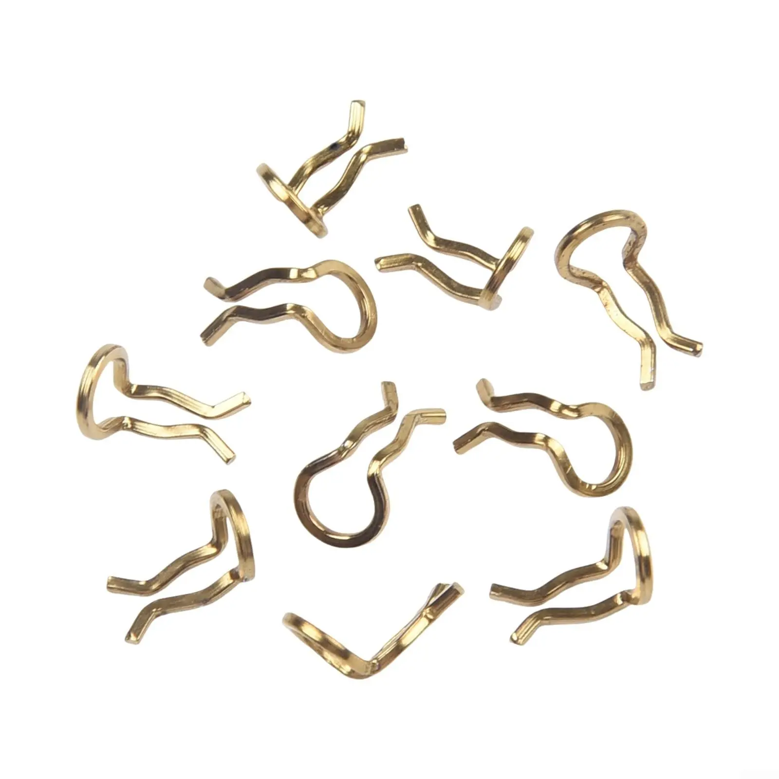 10 PCS Bicycle Brake Pads Cotter Pin Caliper Fixing Snap Ring Spring Clips Stainless Steel Split Cotter Lock Pin Cycling Parts