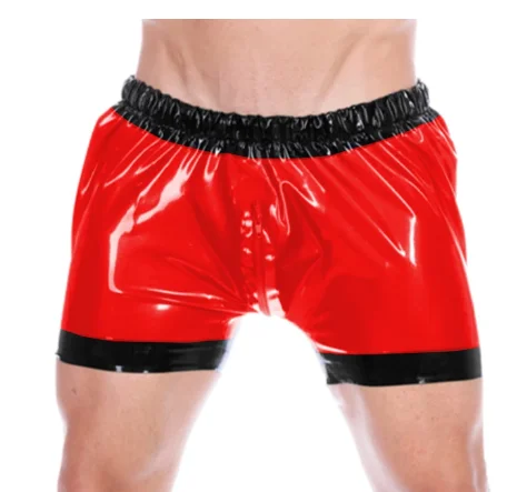 

Latex Rubber Gummi Catsuit Handmade custom shorts Cosplay pants