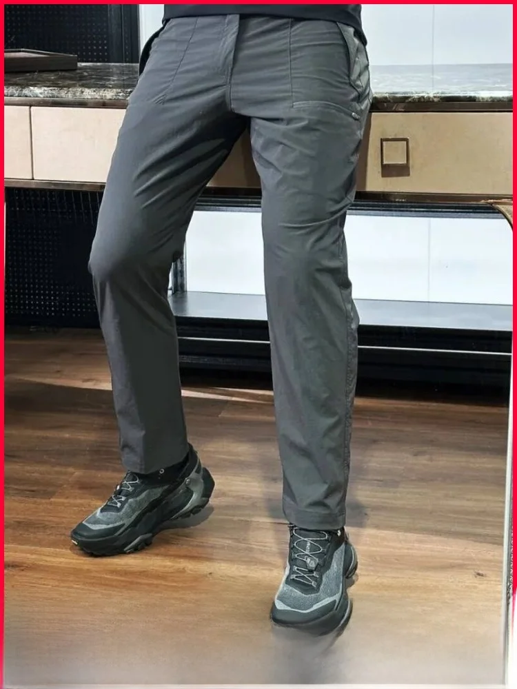 

Outdoor Men's Softell Long Pants Breathable Windproof Spring Summer Casual Trousers Sli Commute Polyester Fiber