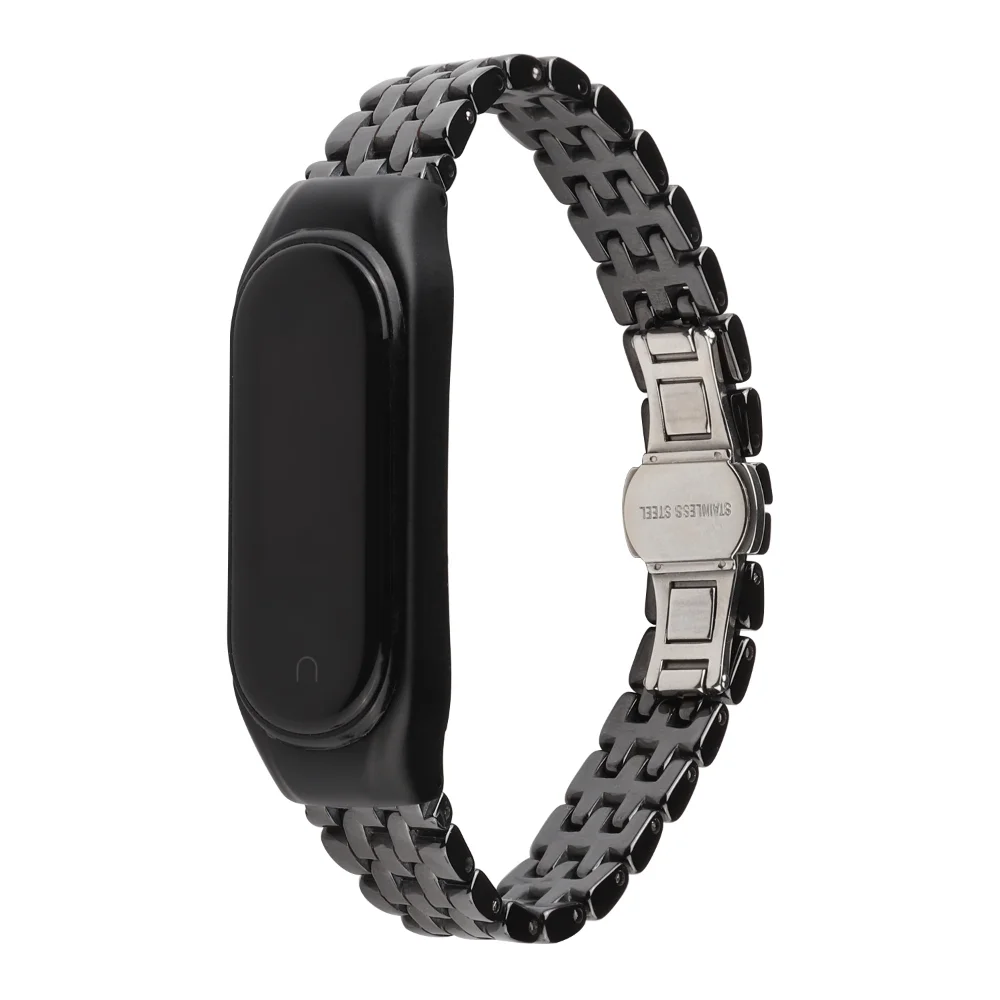 Ceramic Strap for Xiaomi Mi Band 9 8 7 6 5 4 3 Metal Bracelet Wristband for Mi Band 8/9 Smartwatch Watchband Mi Band 7 6 5 Strap