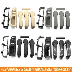 9PCS LHD Black Beige Gray Front Rear Left Right Door Handle Set Replacement For Volkswagon VW Bora Golf 4 MK4 Jetta 1999-2004