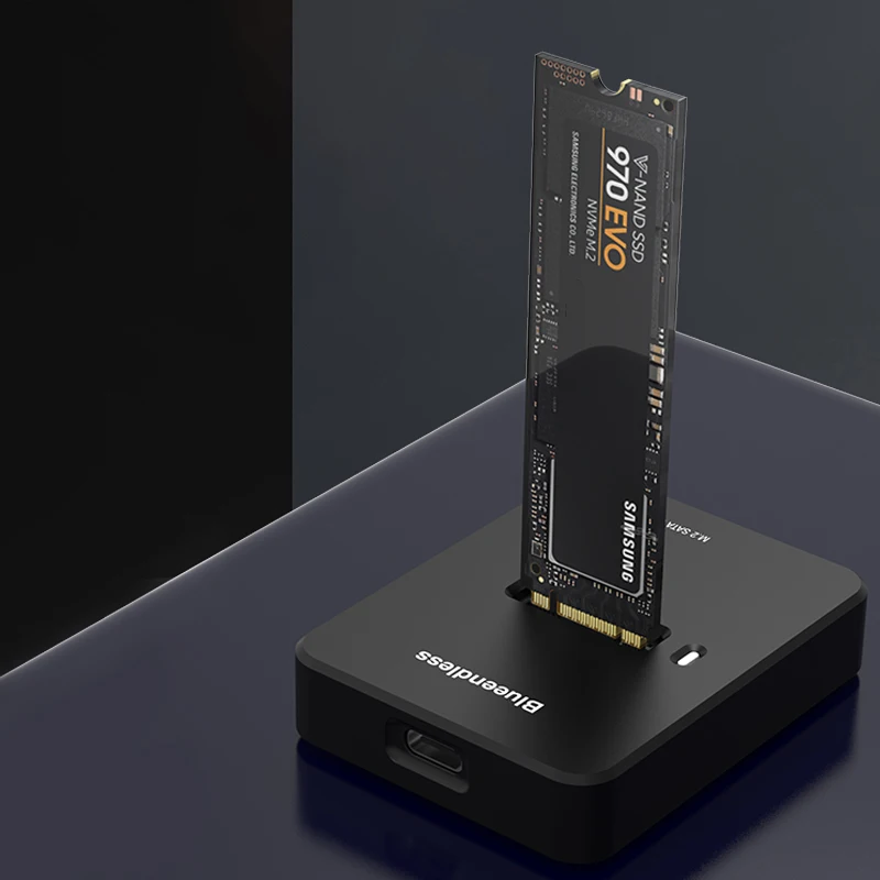 

Двойной протокол M.2 NVME SATA SSD Док-станция База Внешний SSD Корпус жесткого диска 10G Онлайн-считывание Скорость записи Корпус SSD