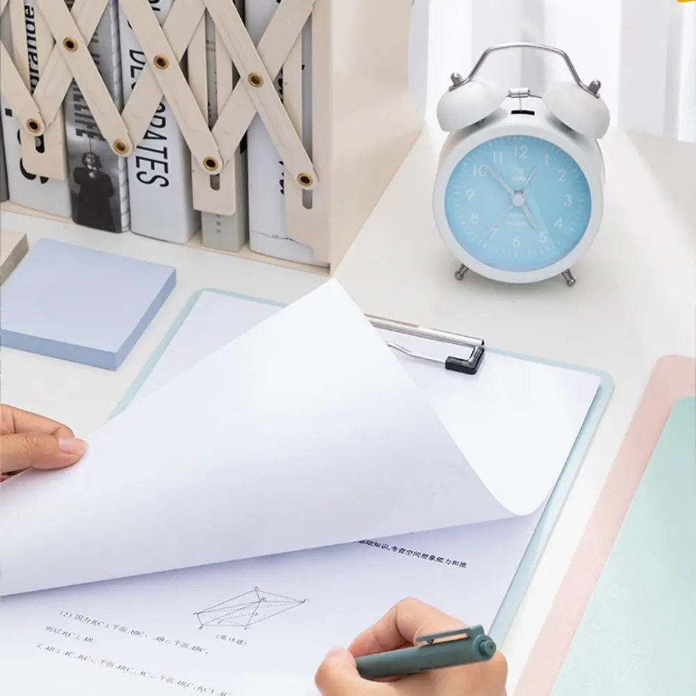 School Office Stationery Supplies Student Document Paper Holder File Folder Writing Pad Plastic Clipboard Splint Memo Clip