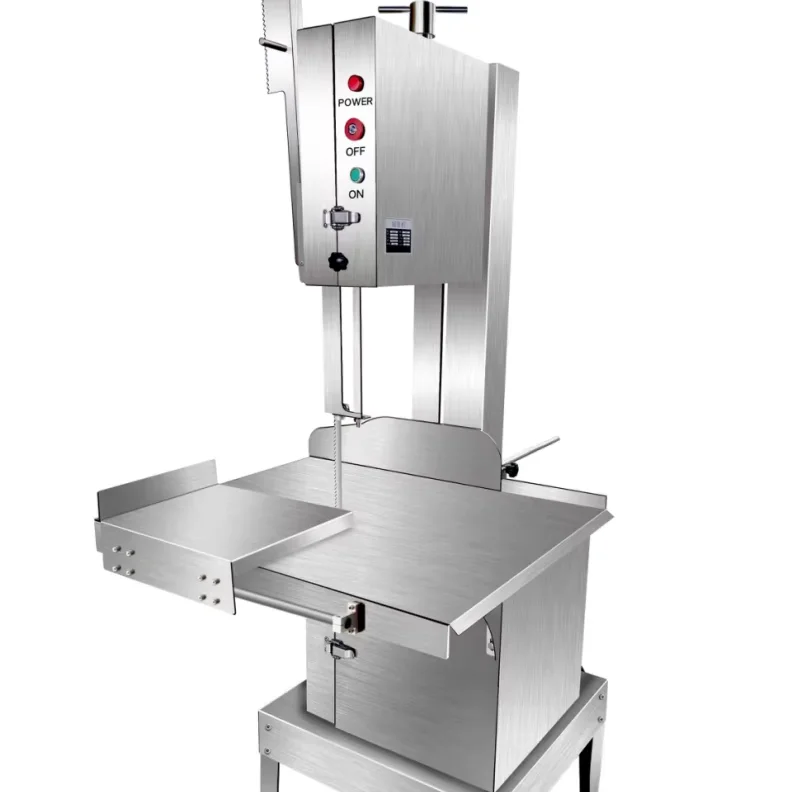 Stainless Steel Floor Standing Electric Bone Saw Cutting Machine Restaurant Home Use Retail Food Shop Motor Gear