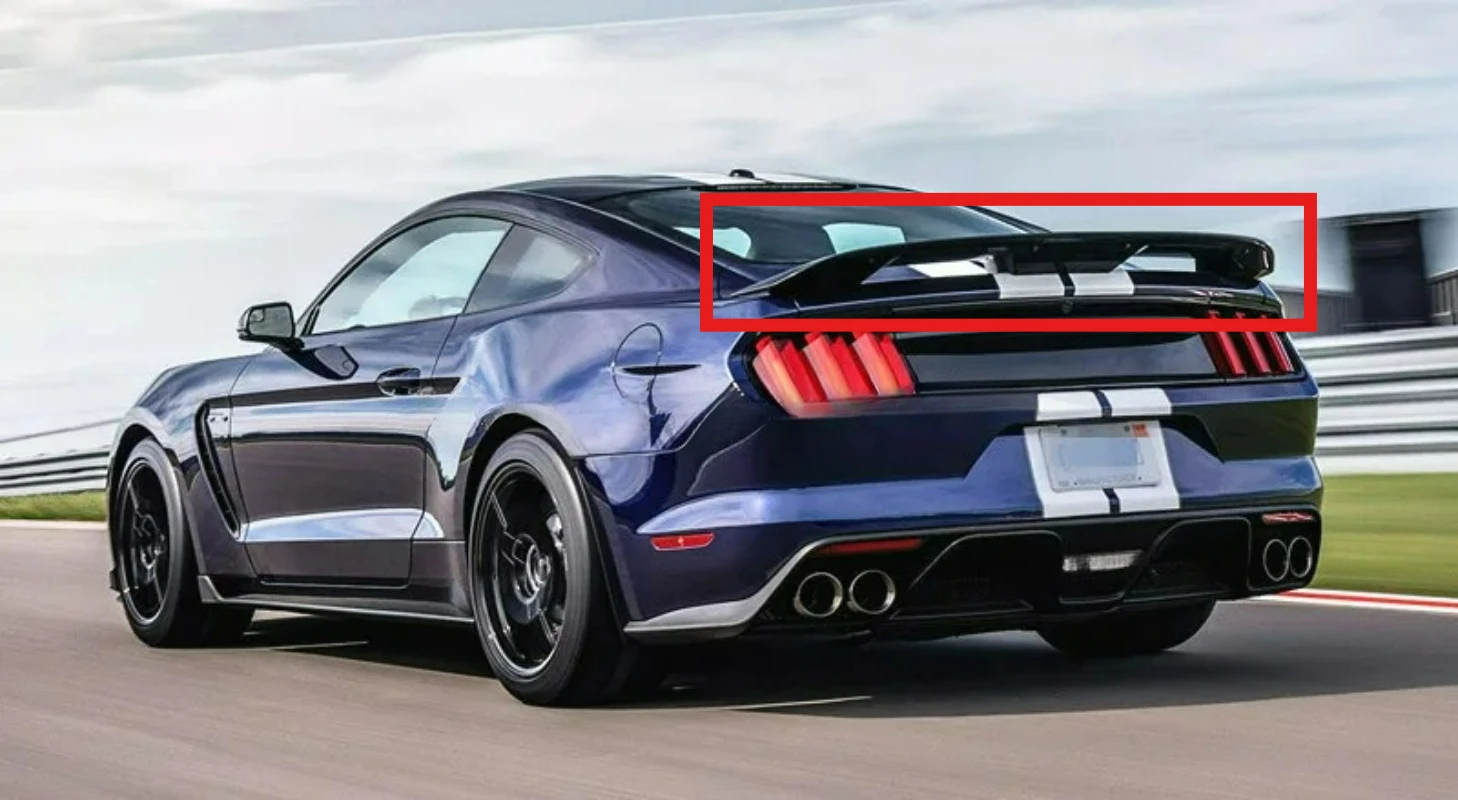 

Track-Engineered FORFord Mustang GT350 Rear Track Spoiler Carbon Fiber 2015-2020