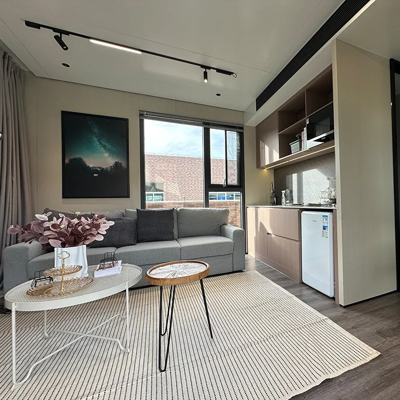 

Ready to Live Prefab Modular Container Home Expandable Luxury Tiny House Villa for Airbnb Backyard ADU Guest House Office Cabi