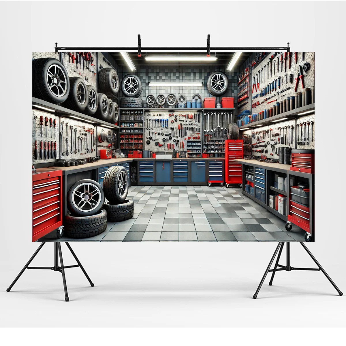 A polyester fiber garage tool  - Workshop Tools Background 评论和价格