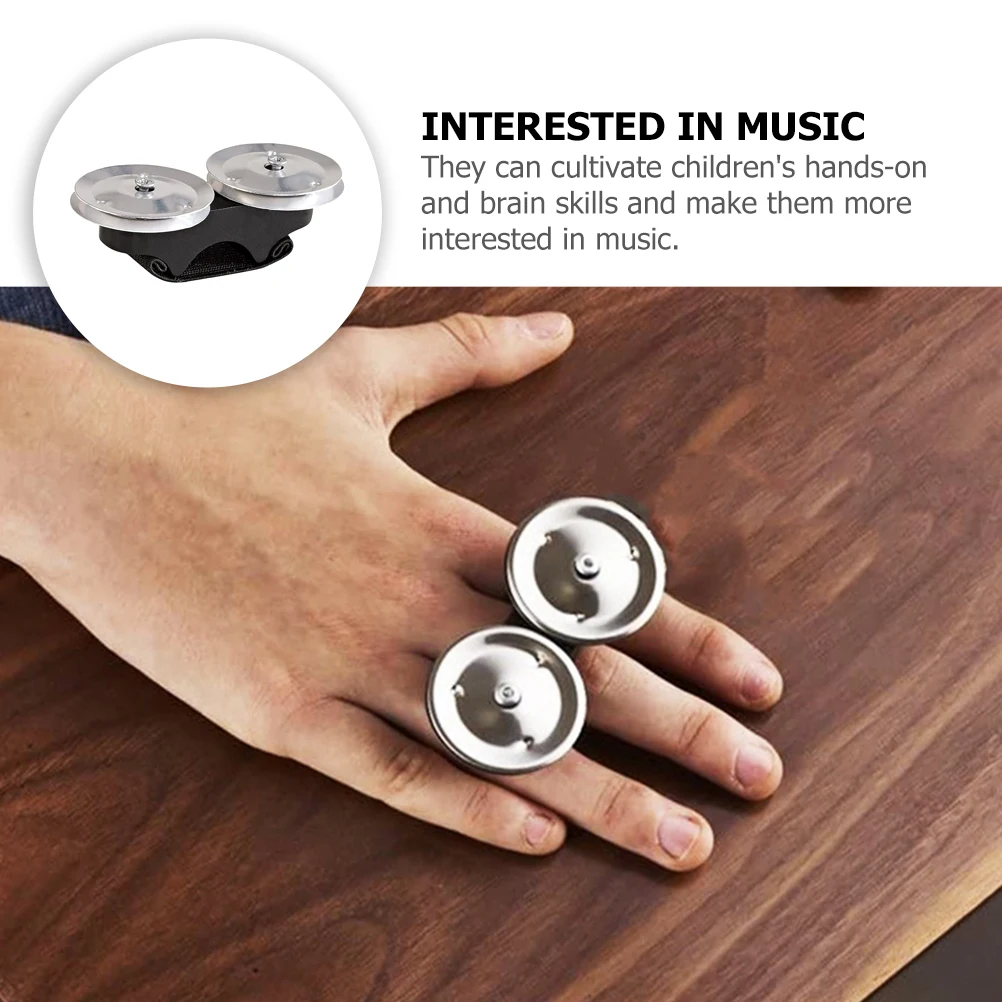 

Hand Bell Shaker Finger Toy Music Toys Instrument Percussion Kids Musical Instruments Thumb