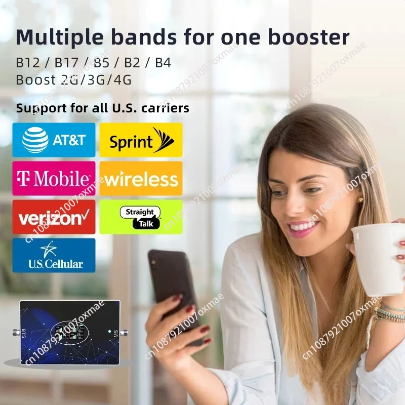 Outdoor High-gain 68dBi GSM Signal Booster 2G 3G 4G 5G Cellular Network Quad-Band Mobile Amplifier Repeater Signal Enhancer