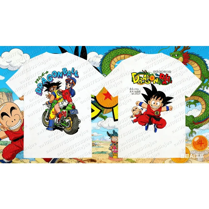 

Dragon Ball Anime Harajuku Print T Shirt Figure Son Goku Cosplay T Shirt Hip Hop Streetwear Men Clothing Tee Tops