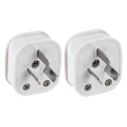 Enchufe de cableado Australia de 3 polos 10A 16A macho AU, Conector de tira de alimentación de China Nueva Zelanda, Cable recargable, enchufe de conversión de 250V blanco