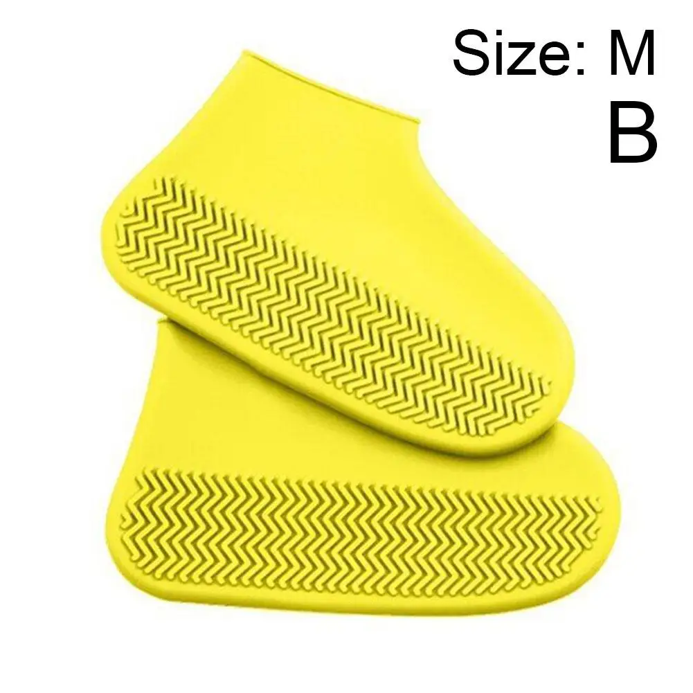 1 paio di copriscarpe antipioggia impermeabili copriscarpe antipioggia per adulti in Silicone riutilizzabile copriscarpe antipioggia antiscivolo W8n6