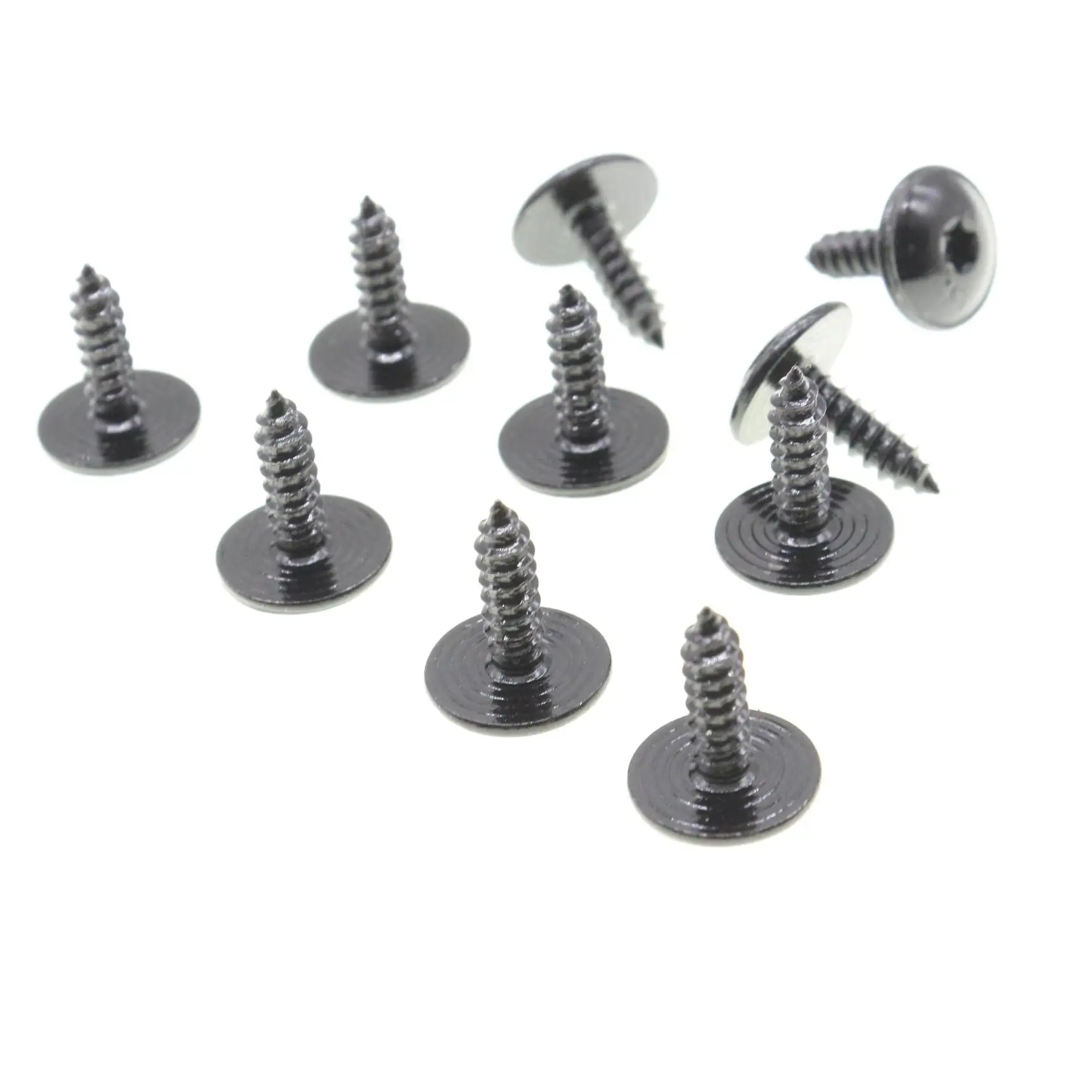 

10 Pcs Black Meral Tapping Screw Retainer For Audi Q7 SQ7 Porsche 911 Boxster VW Skoda SEAT 2003-2018 Black Steel N-906-487-04
