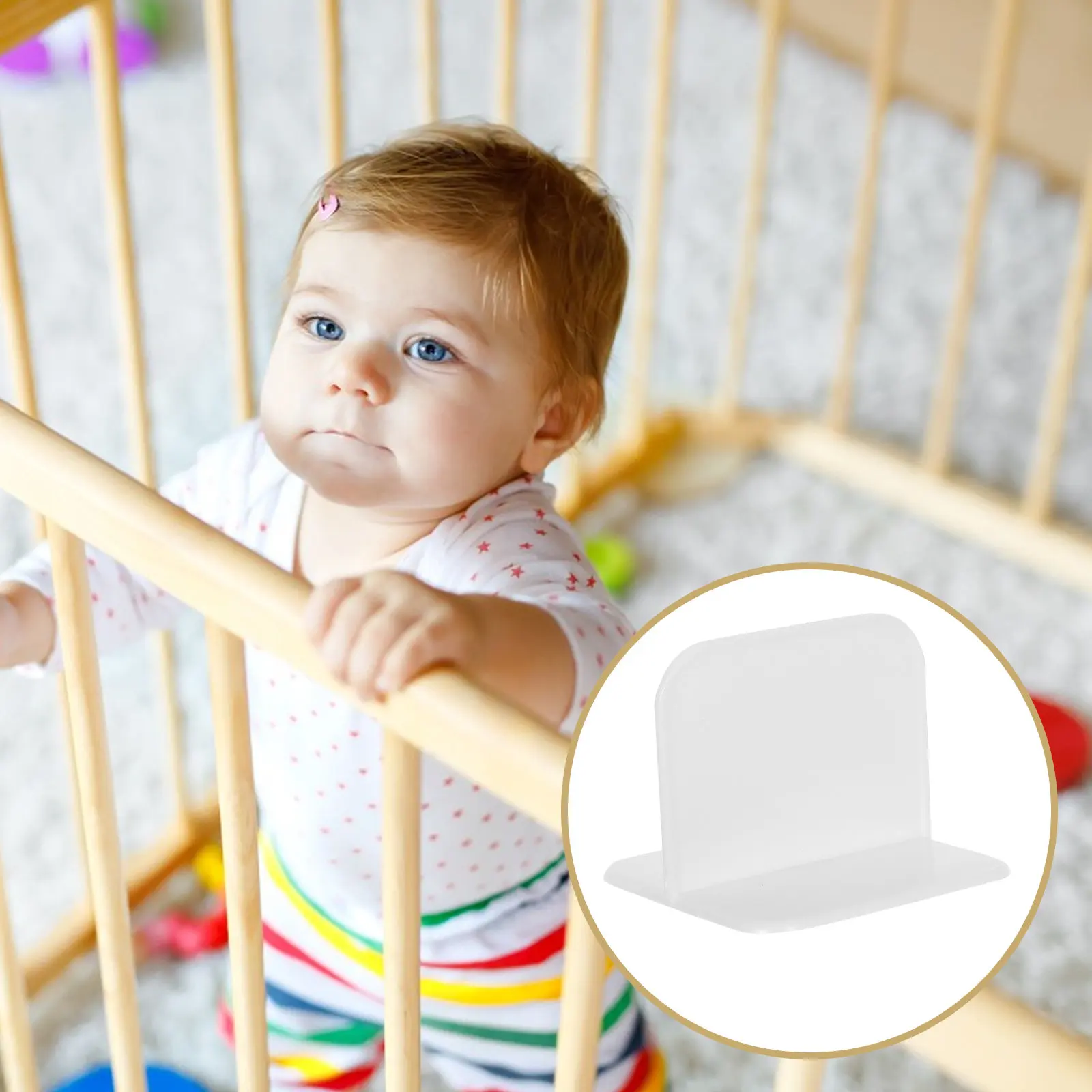 10Pcs Playpen Stabilizer Clips Anti-Slip Suction Cup Fixer Play Yard Floor Protection Fence Holder