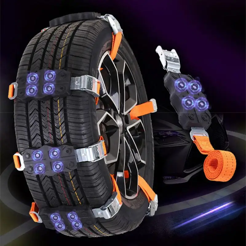 

Car Tire Snow Chain Beef Tendon Material Emergency Anti-skid Universal Car Accessories Winter Ice Road Tire Chain