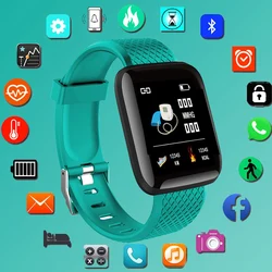 Montre intelligente numérique pour hommes et femmes, montre intelligente électronique LED, Bluetooth, montre-bracelet de fitness, heures pour enfants