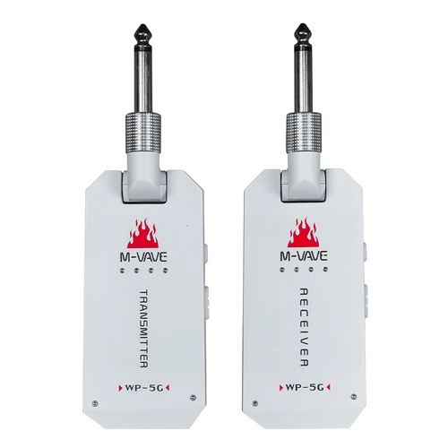 M-VAVE 5,8G sistema de guitarra inalámbrico WP-5G receptor transmisor de Audio inalámbrico recargable para accesorio amplificador de guitarra
