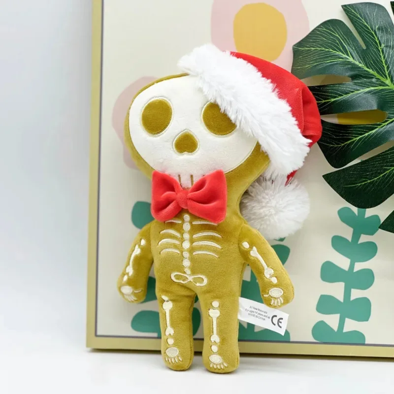 New Zombie Skeleton Plush Doll Halloween Skull Gingerbread Man Cute Soft Cartoon Pillow Dolls Decoration Children Birthday Gift