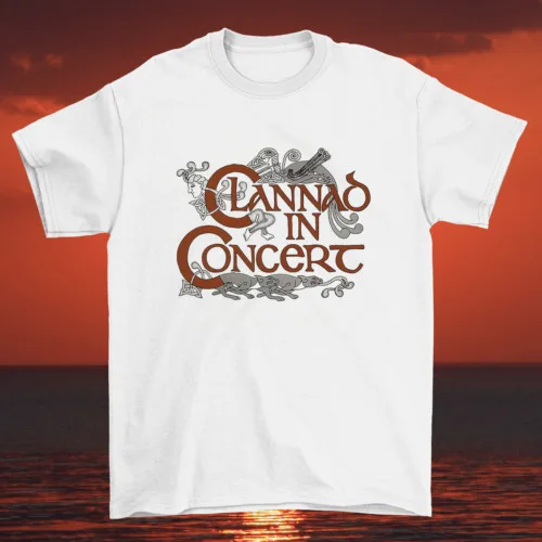 Clannad Band in Concert Cover Special Cotton White Unisex t-shirt 1F1173