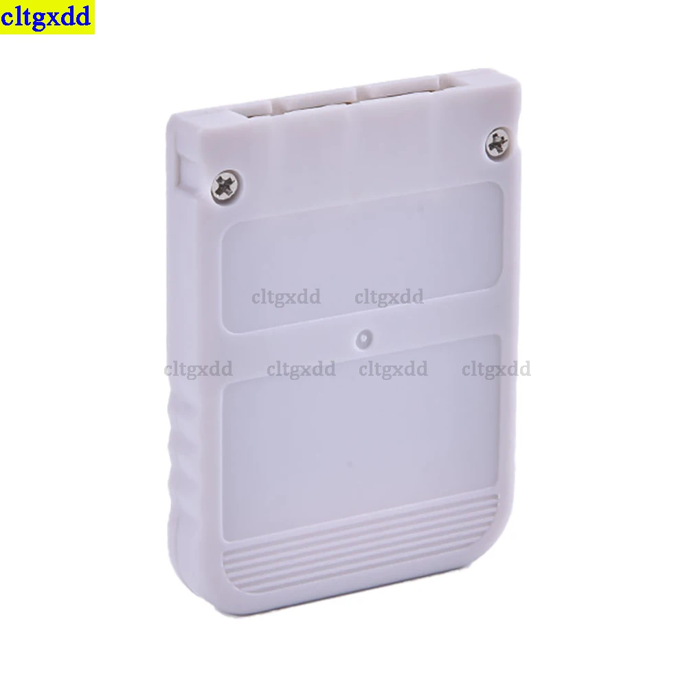 Cltgxdd tarjeta de almacenamiento nueva adecuada para consola de juegos PS1, tarjeta de memoria blanca, tarjeta de grabación PS1, 1MB