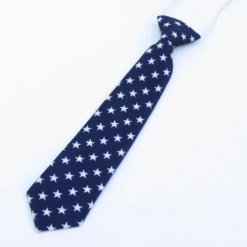 New Hot Sale Kids Boy's Necktie Cotton Star Animal Neck Tie for Children Suits 6cm Print Ties Slim Girls Gravatas Accessory