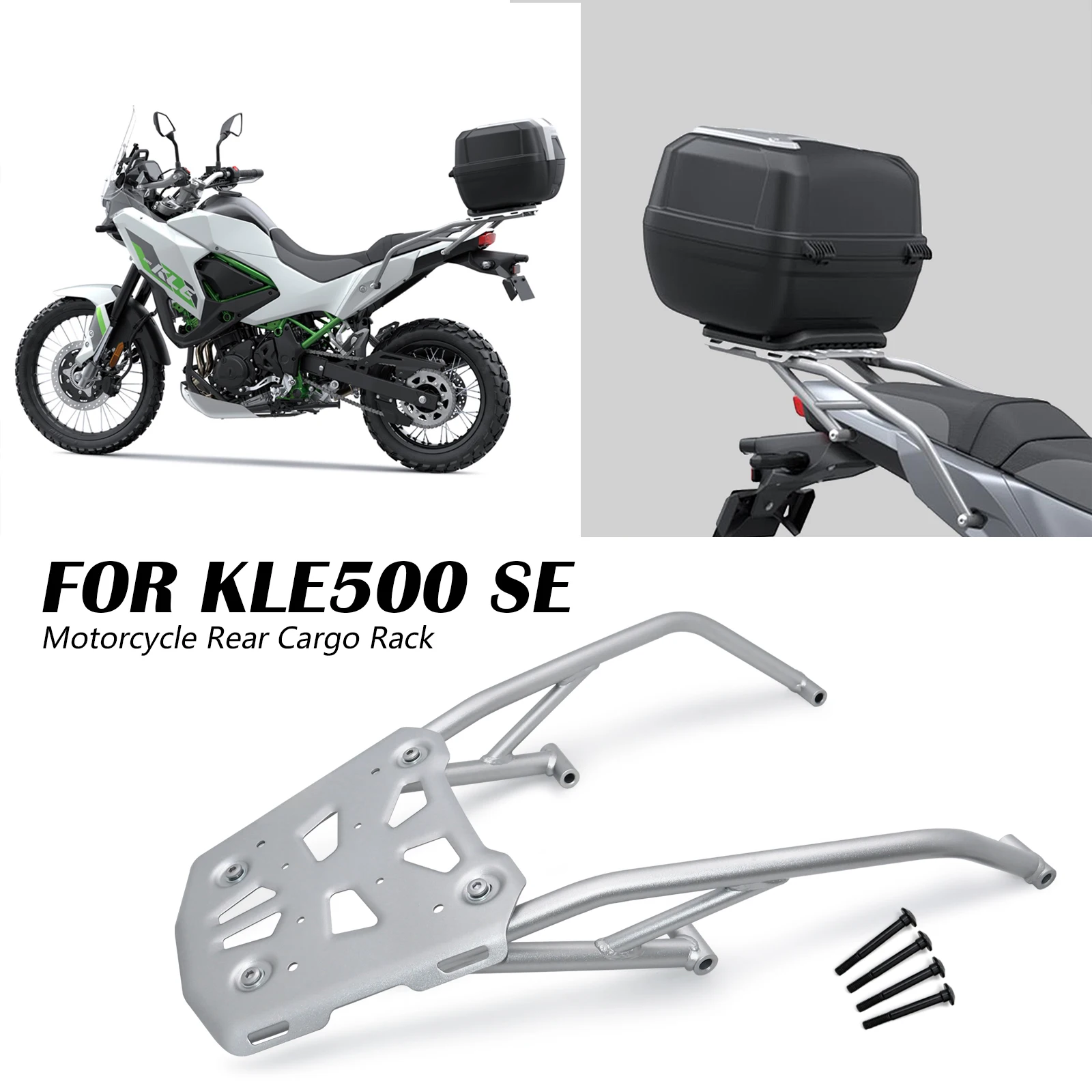 Soporte Para Maleta Trasera De Motocicleta Para Kawasaki Kle 500 2026 Kle500 Se Abs 2026 — -20%, 12.5€ Coupon, from 49.99€ – 20% descuento – €49.99