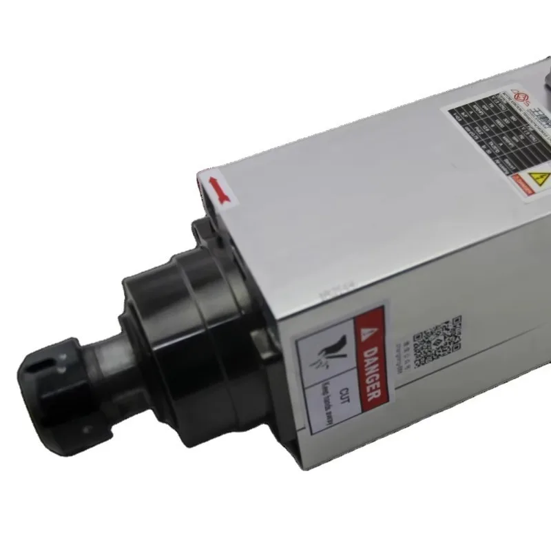 6kw GDZ Series square air Cooling High Speed CNC Router Spindle Motor for Engraving Milling Machine Spindle