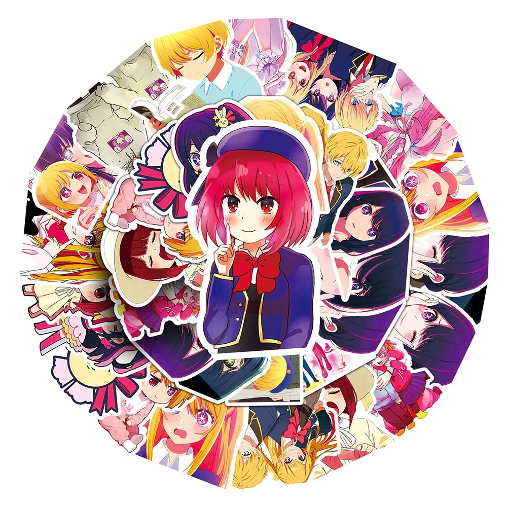 10/30/50 Stuks Anime Oshi Geen Ko Stickers Schattige Cartoon Graffiti Stickers Diy Laptop Telefoon Bagage Notebook Pvc Sticker Kids Speelgoed Cadeau