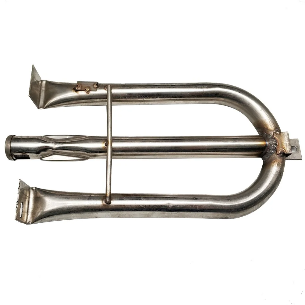 304 Stainless Steel U Shape Gas Burner Tube 35CM Outdoor BBQ Grill Replacement 30000 BTUs Propane Natural Gas Compatible