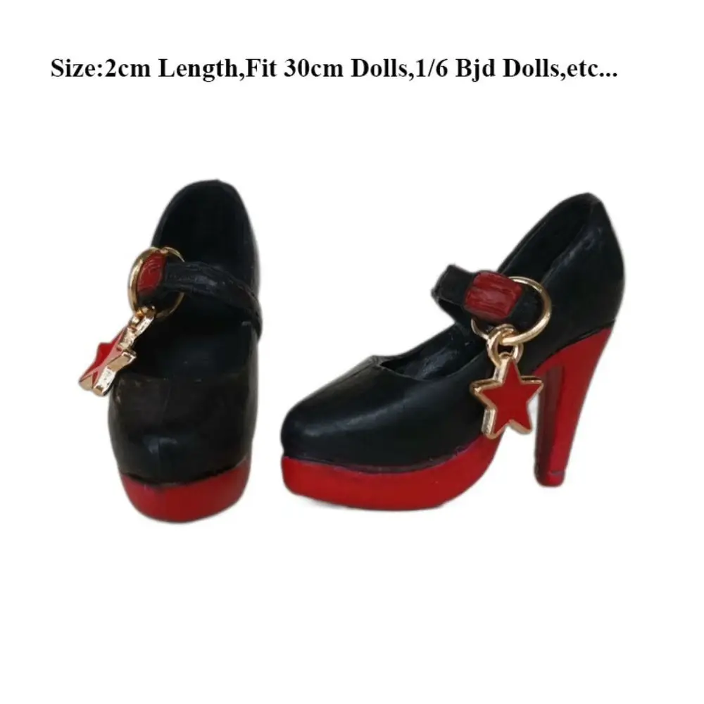 Nieuwe DIY Schoenen Hoge Hakken Leuke Veelkleurige Casual Sandaal Pop Accessoires Super Model Schoenen voor 1/6 BJD 30 cm Poppen