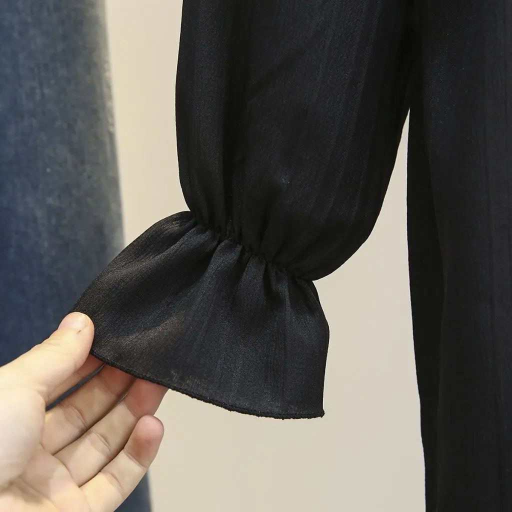 

Весеннее женское тонкое платье больших размеров с длинными рукавами в стиле K, модный топ, вместимость 100 кг, мм, толстый мм