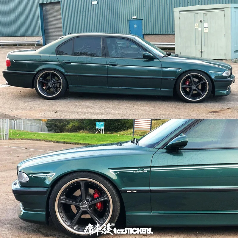 

New Custom Car Stickers FOR BMW 5 Series M5 F90 ac schnitzer E38 Body Exterior Decoration Fashion Sports Decal Film Stickers)