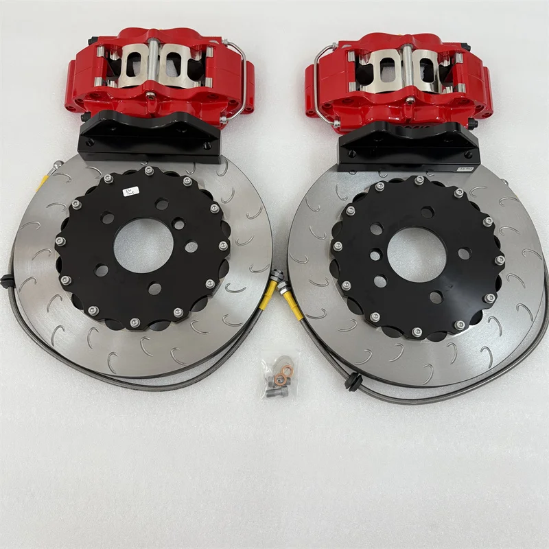 forJekit 2 Brake Caliper 4 Pot for 5200 Racing Caliper for Cross Santana Tiguan PASSAT TERAMONT Polo TOURAN for 17 Inch Wheel