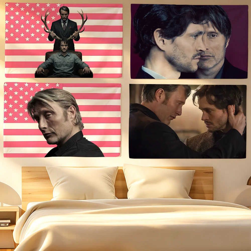 Horror movie H-Hannibal flag F - Outdoor Camping Movies ulasan dan harga