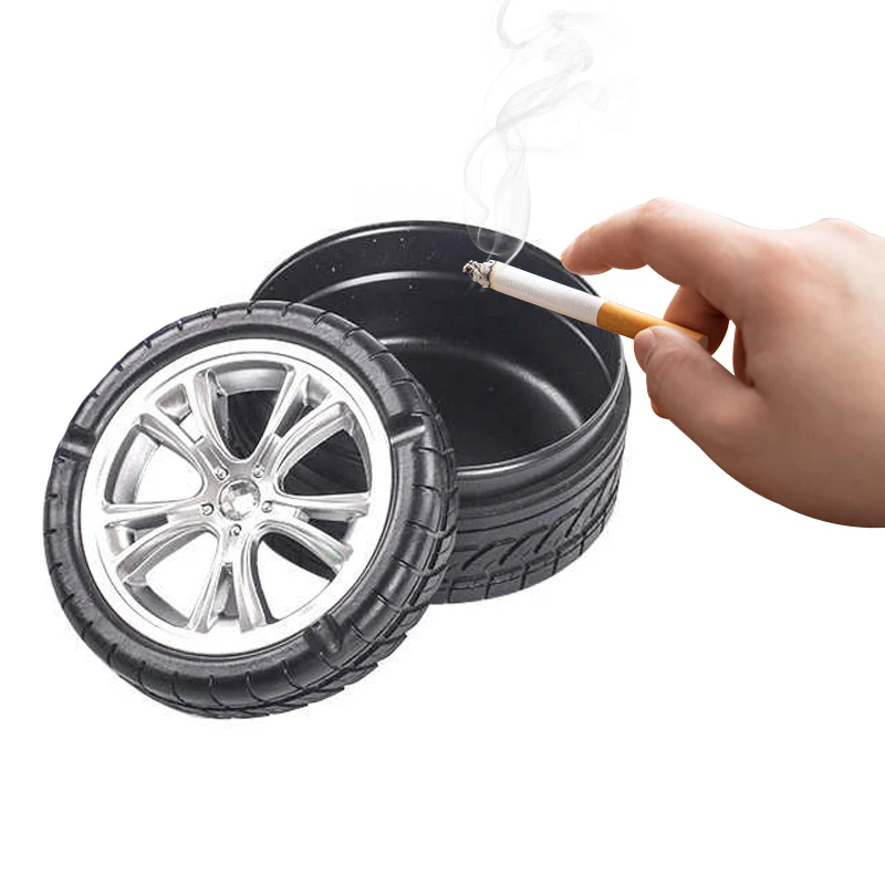

Creative tire ashtray wheel ashtray personalized home bar club personalized men's fashion smoke extinguishing tobacco products