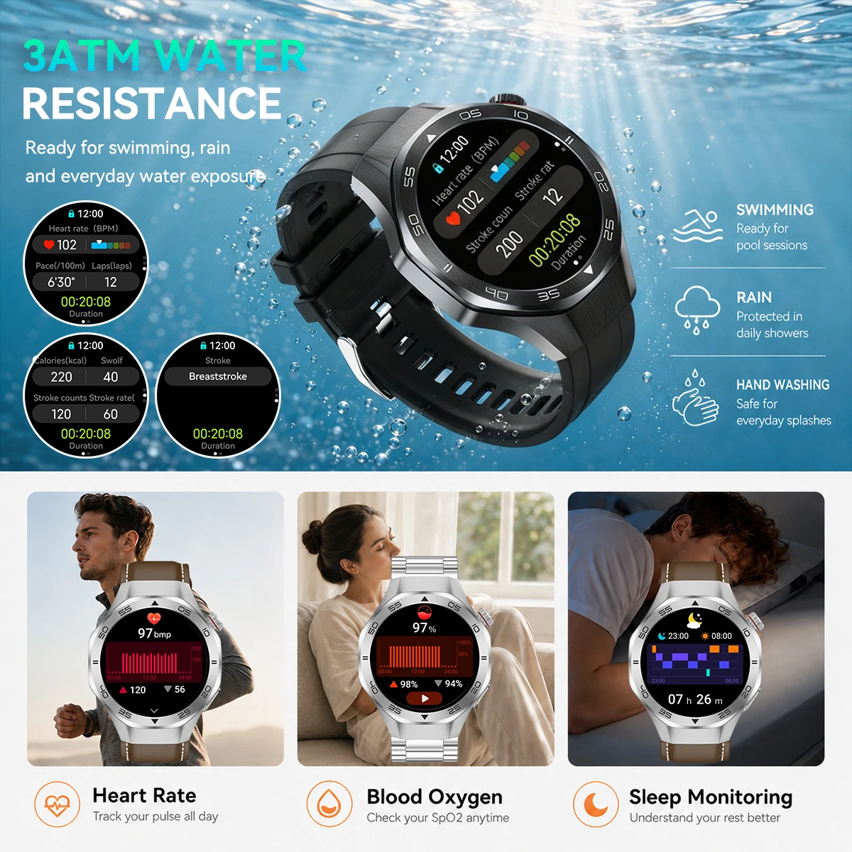 Relógio Inteligente Premium 20 - Compass Watch Luxury avaliação e preço