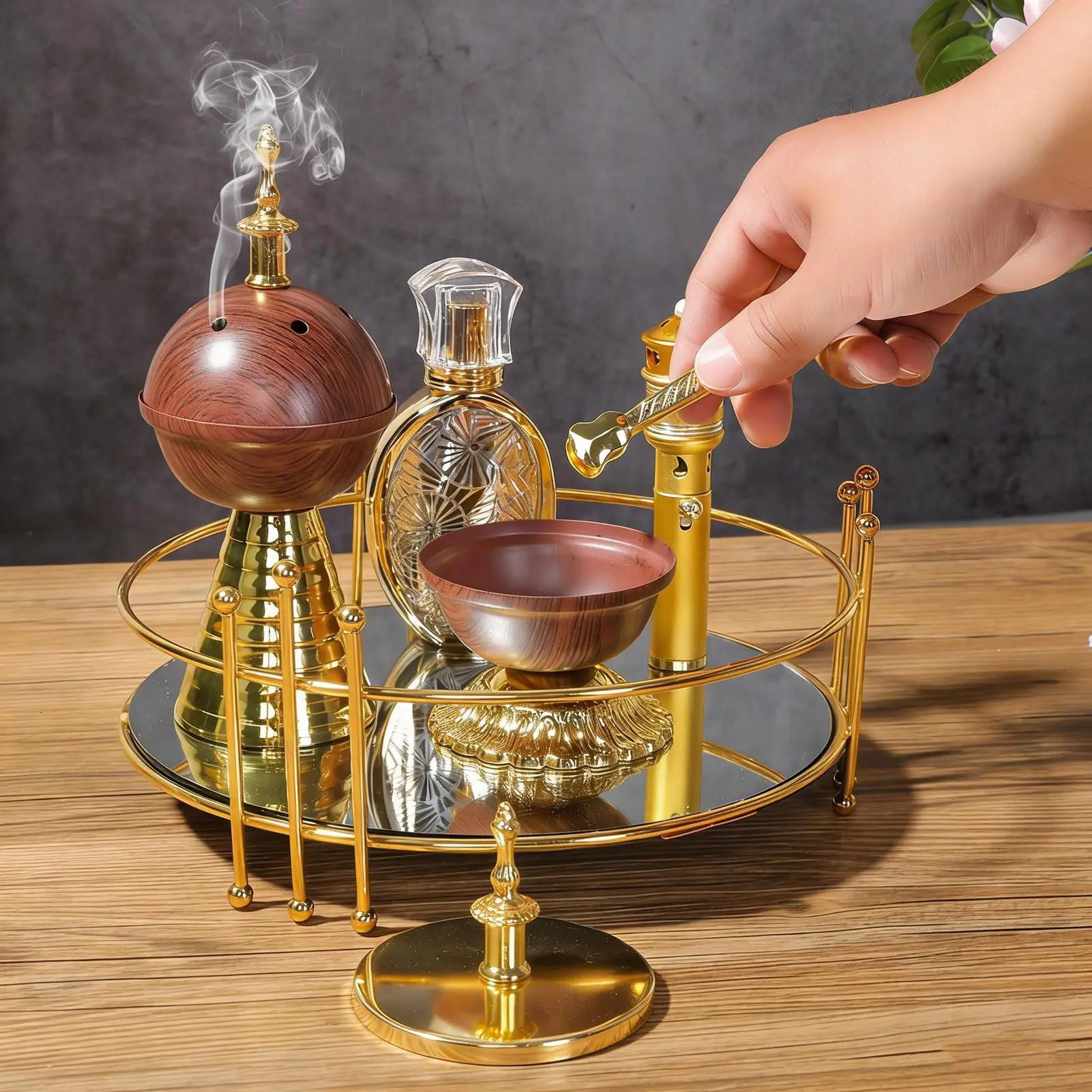 Incense Tongs Long Handle Metal Small Clips Incense Holder Clamp Charcoal Tongs For Cones Fragrance Church Home Studio Spa Yoga