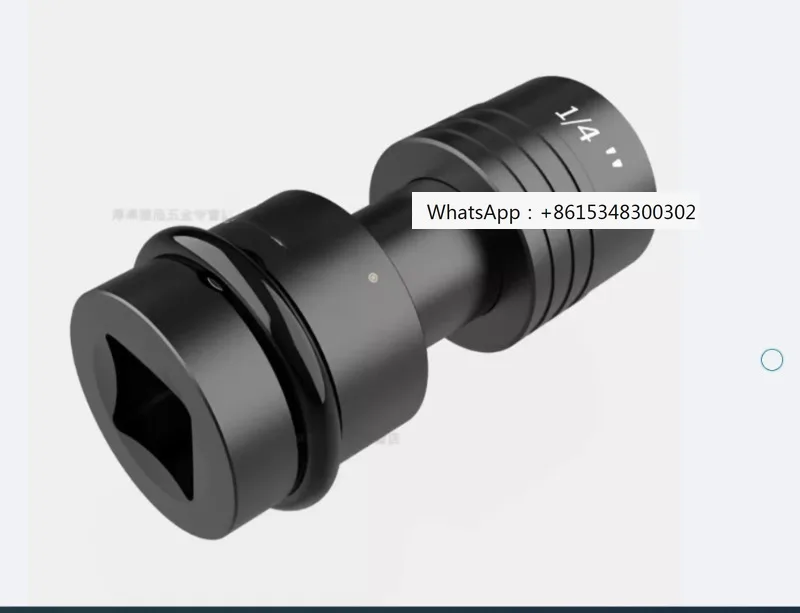 Conversion rod electric wrench square conversion hexagonal joint 1/2 turn 1/4 batch head