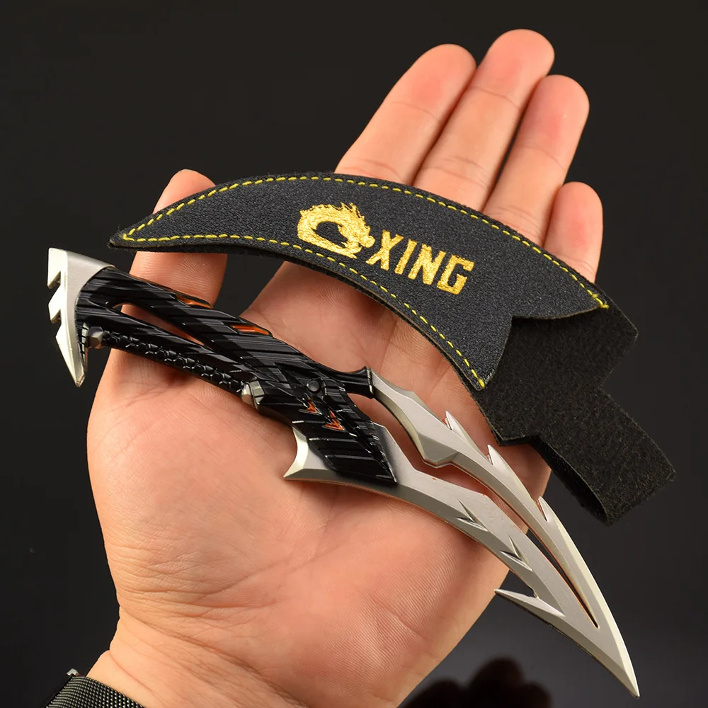 Arma Valorant de 18cm y 7,1 pulgadas, cuchillo Byteshift, juego periférico, espada de Metal, modelo de arma, accesorios, adornos, accesorios de Cosplay, regalos, Juguetes