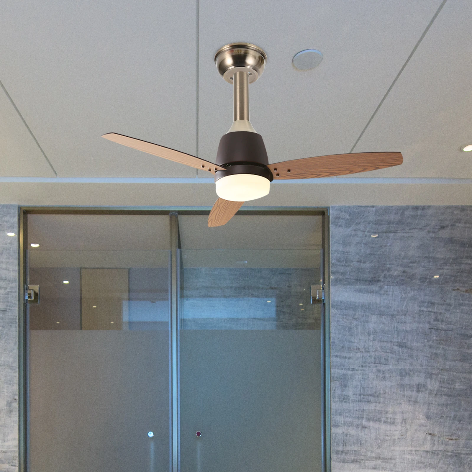 

Fan Ceiling Accessories Balance Kit Balancing Telescopic Angle Mount Coffee Angled
