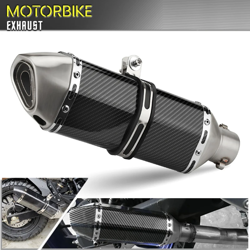 36-51mm Motorcycle Universal Exhaust Pipe Muffler DB Kille For Tmax 500 530 560 AK550 GSX1300R X-ADV750 R3 R1 Z400 Honda CB400
