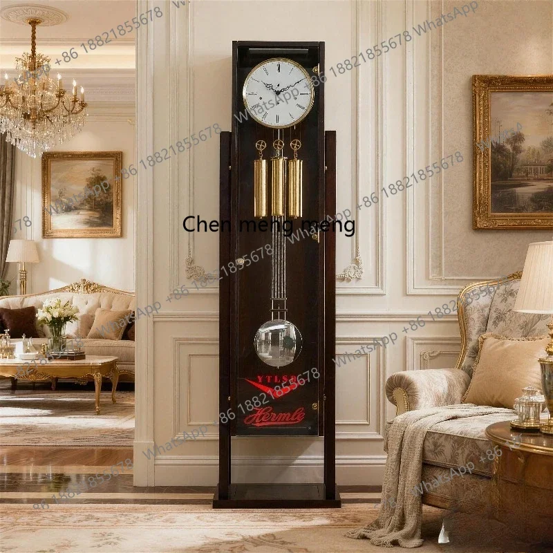 A139 Living room floor clock high-end modern simple luxury vertical floor clock new Chinese mechanical clock