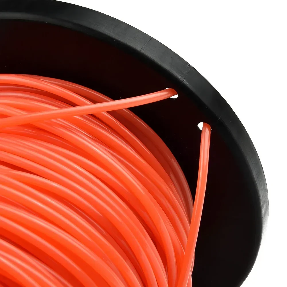 1pc Trimmer Line 2.7mmx50m Nylon Round Trimmer Lawn Mower Cord For Lightweight Manual Feed Electric Trimmers Garden Tool Parts