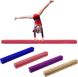 Non Slip Folding Balance Beam  for Gymnast Kids Adults