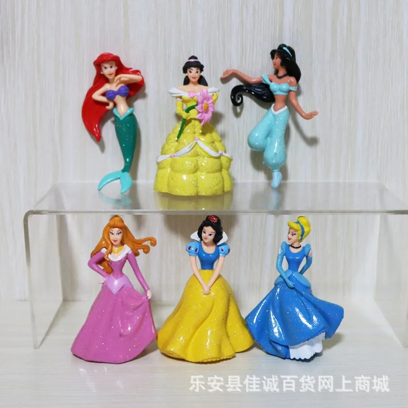 

Мультфильм танцующая принцесса Русалка Золушка фигурки модель автомобиля интерьер настольный миниатюрный орнамент аксессуары фигурка