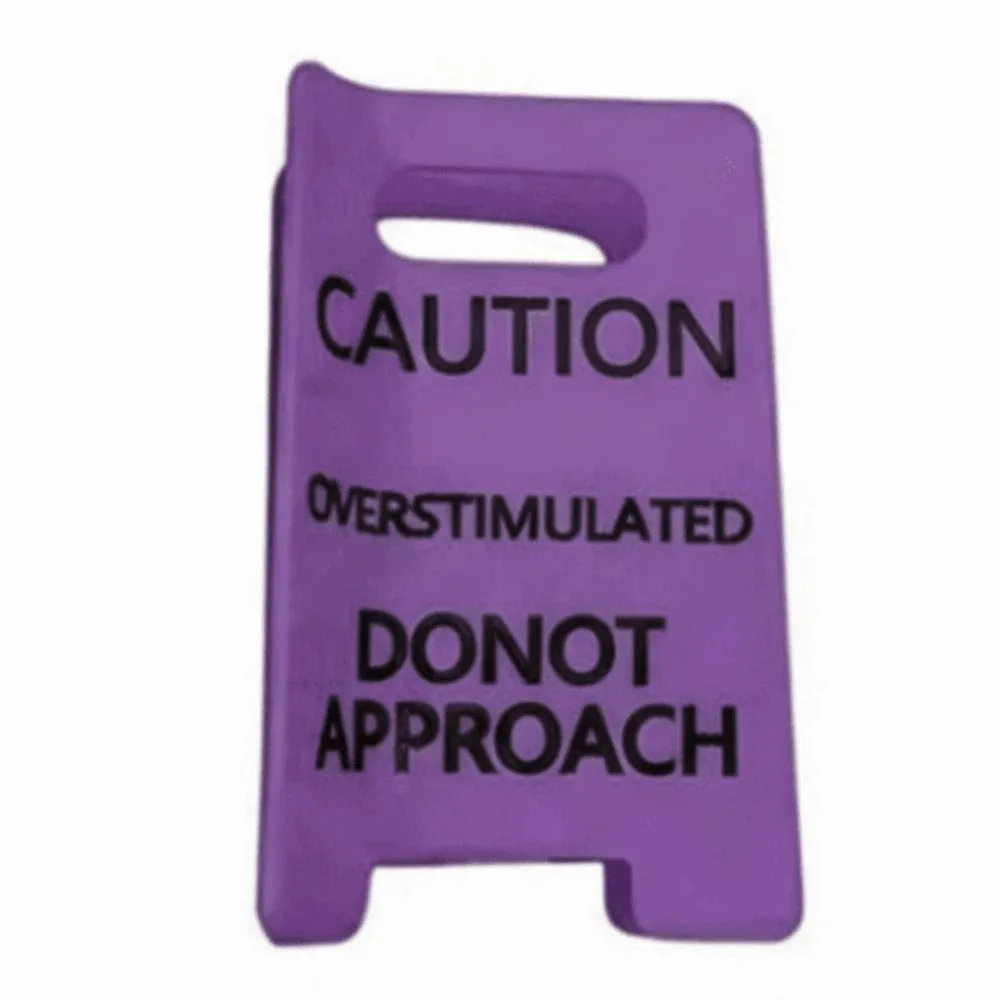 

Новинка: Заколка-краб для волос с предупреждающим знаком, для густых волос, с дизайном для повышенной чувствительности, с предупреждающим сообщением о сенсорной стимуляции