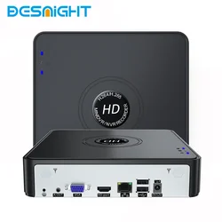 CCTV 보안용 NVR 레코더, 모션 감지 P2P 및 얼굴 감지 기능 포함, H.265, 4K, 9, 32CH, 8MP 비디오 감시, 10, 16CH, 4K