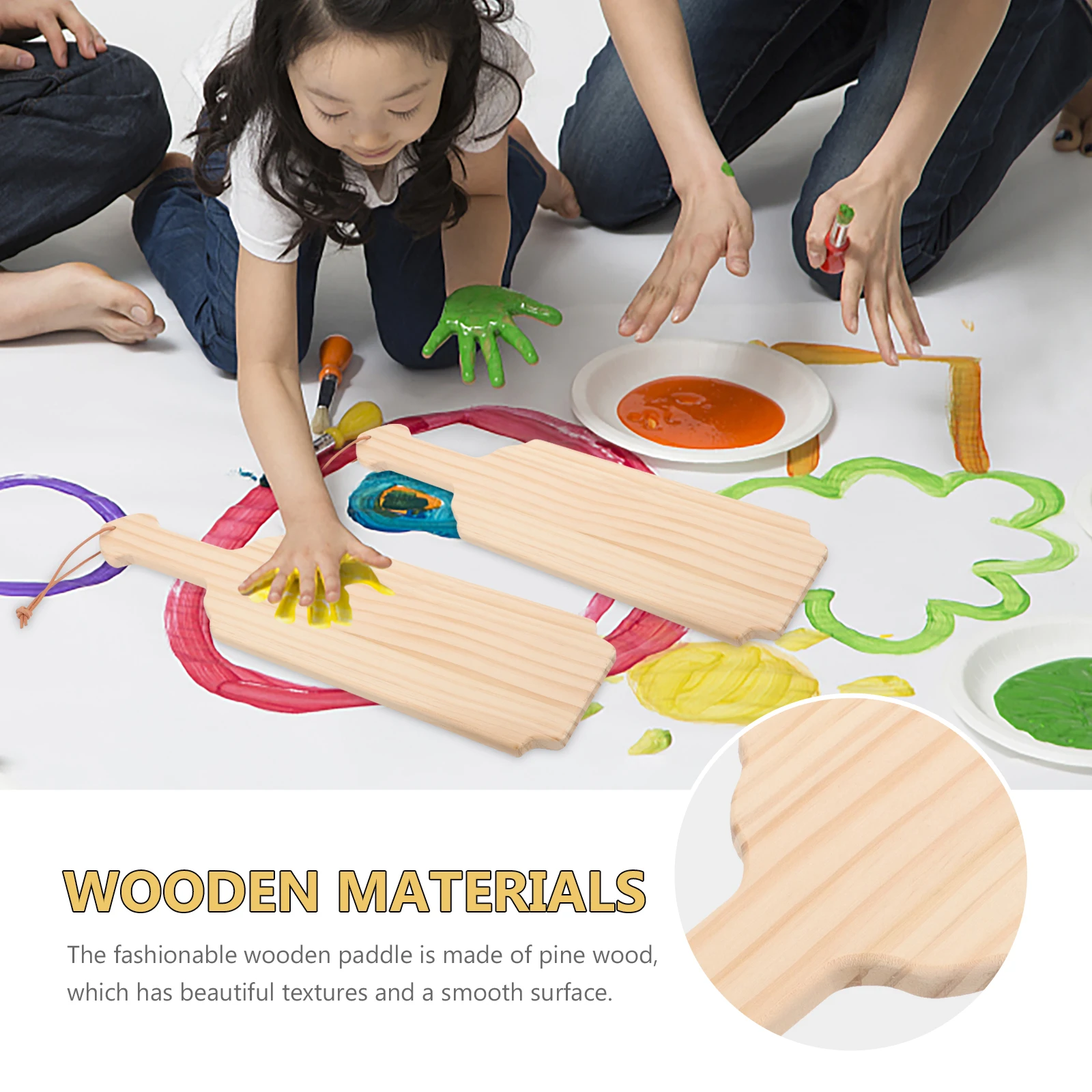 

Unfinished Wooden Paddle For Diy Handicrafts Painting Staining Embellishing Creative Home Wall Decor Hanging Ornament Wood Craft