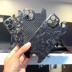 Real Carbon Fiber Case For iPhone 13 14 15 16 Pro Max Ultra Thin Aramid fiber Case For iPhone 14 13 Pro Max